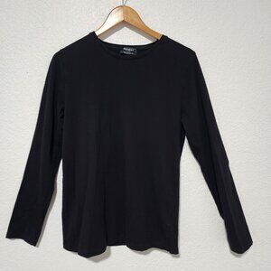 YSL Uniform Top Shirt Black Long Sleeve Size Medium Organic Cotton Blend
